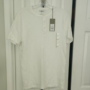 Men's Goodfellow & Co Men's White Henley Shirt